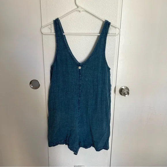 Rip Curl Blue Denim Jumpsuit - Picture 2 of 2